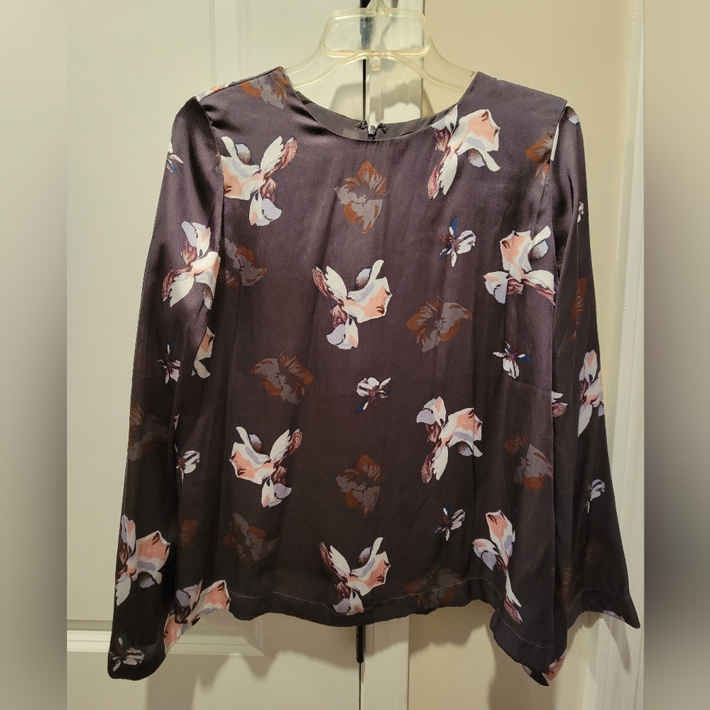 Banana Republic Dark Floral Women's Blouse